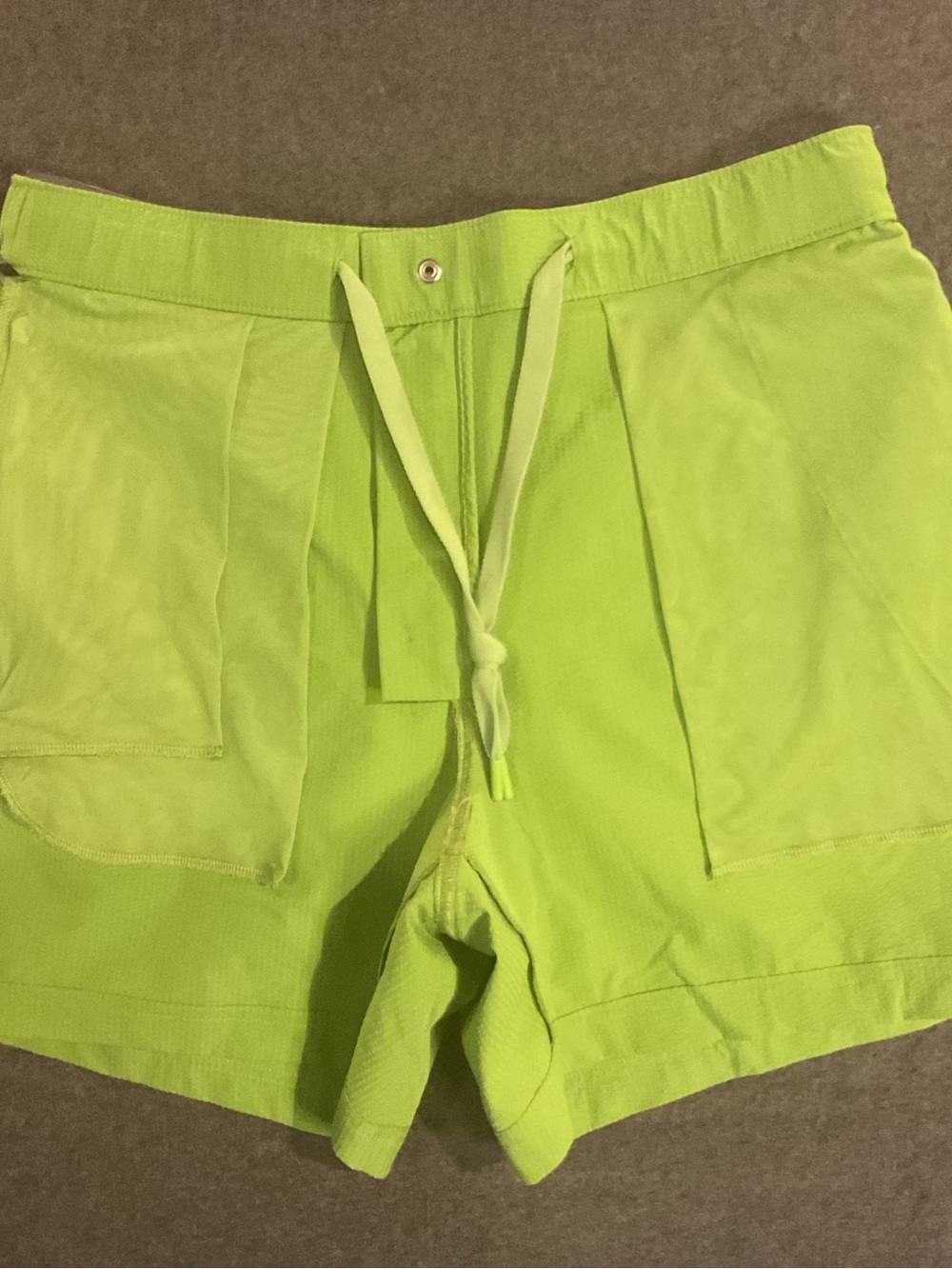 NWT VRST Men's Neon Green Athletic Shorts - Lightweight Performance M - Picture 9 of 11